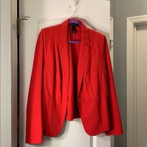 Red blazer